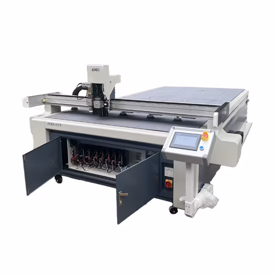 Máquina cortando do grande formato dos plotadores do corte de Digitas das tabelas do corte do leito do CNC